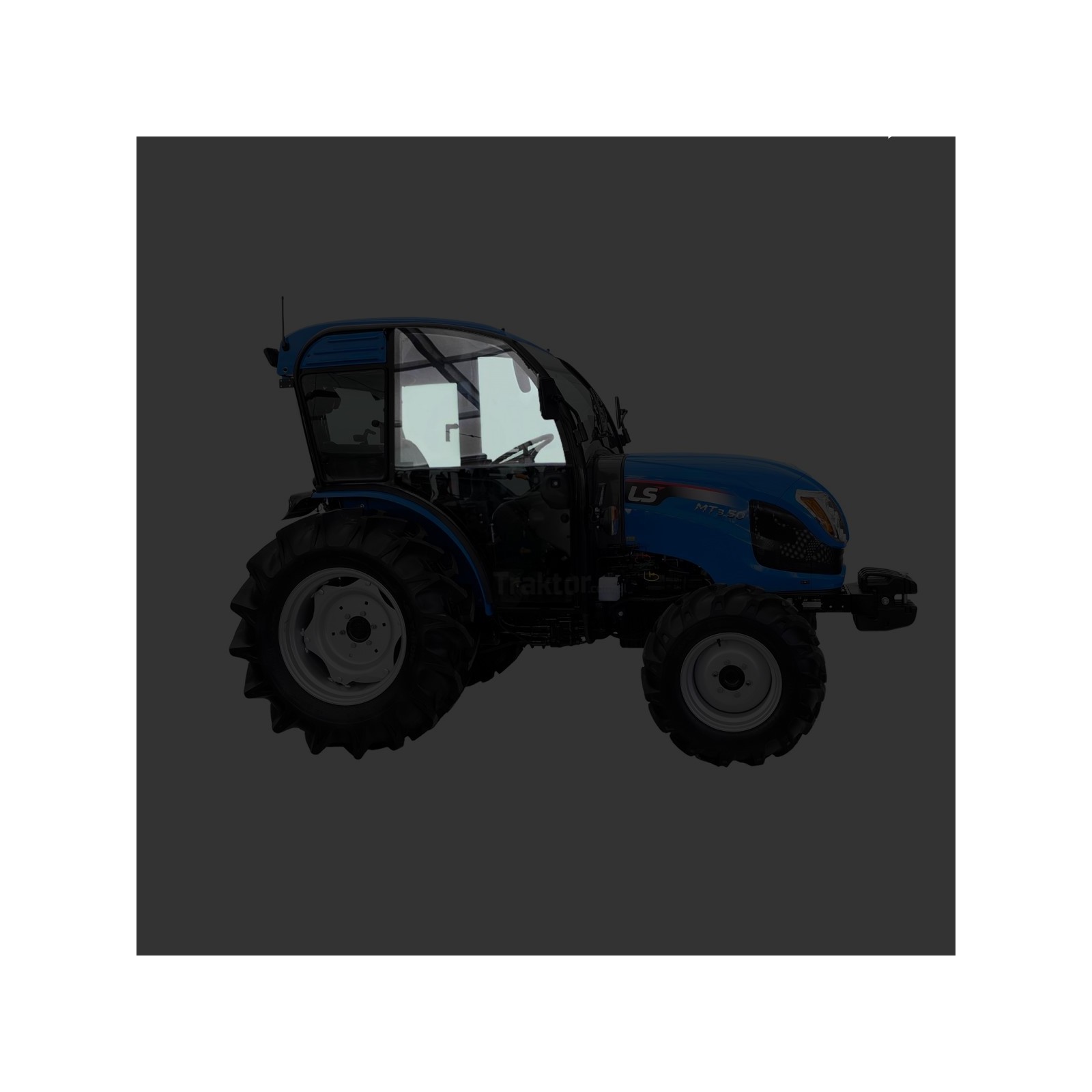 Vue arrière de la cabine / Tracteur LS / LS MT3.35 / LS MT3.40 / LS MT3.45 / LS MT3.50 / LS MT3.55 / LS MT3.60