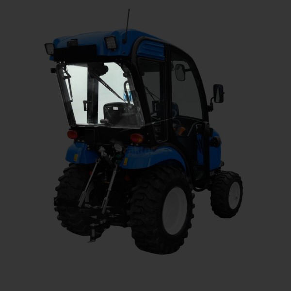 Vitre de lunette arrière de cabine / Tracteur LS XJ25 / LS