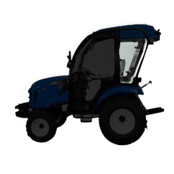 Szyba lewego okna kabiny / LS Tractor / LS X25 | Traktor.com.pl