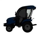 Szyba lewego okna kabiny / LS Tractor / LS X25 | Traktor.com.pl