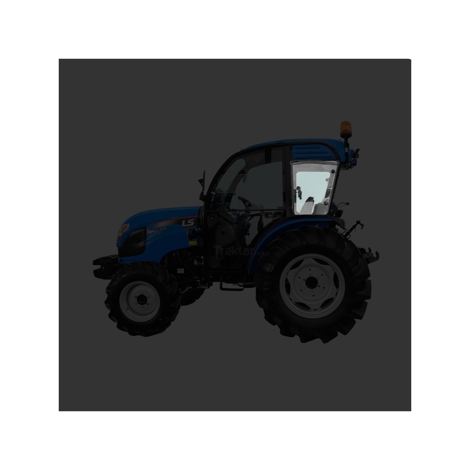 Szyba lewego okna kabiny / LS Tractor / LS MT3.35 / LS MT3.40 / LS MT3.45 / LS MT3.50 / LS MT3.55 / LS MT3.60 | Traktor.com.pl