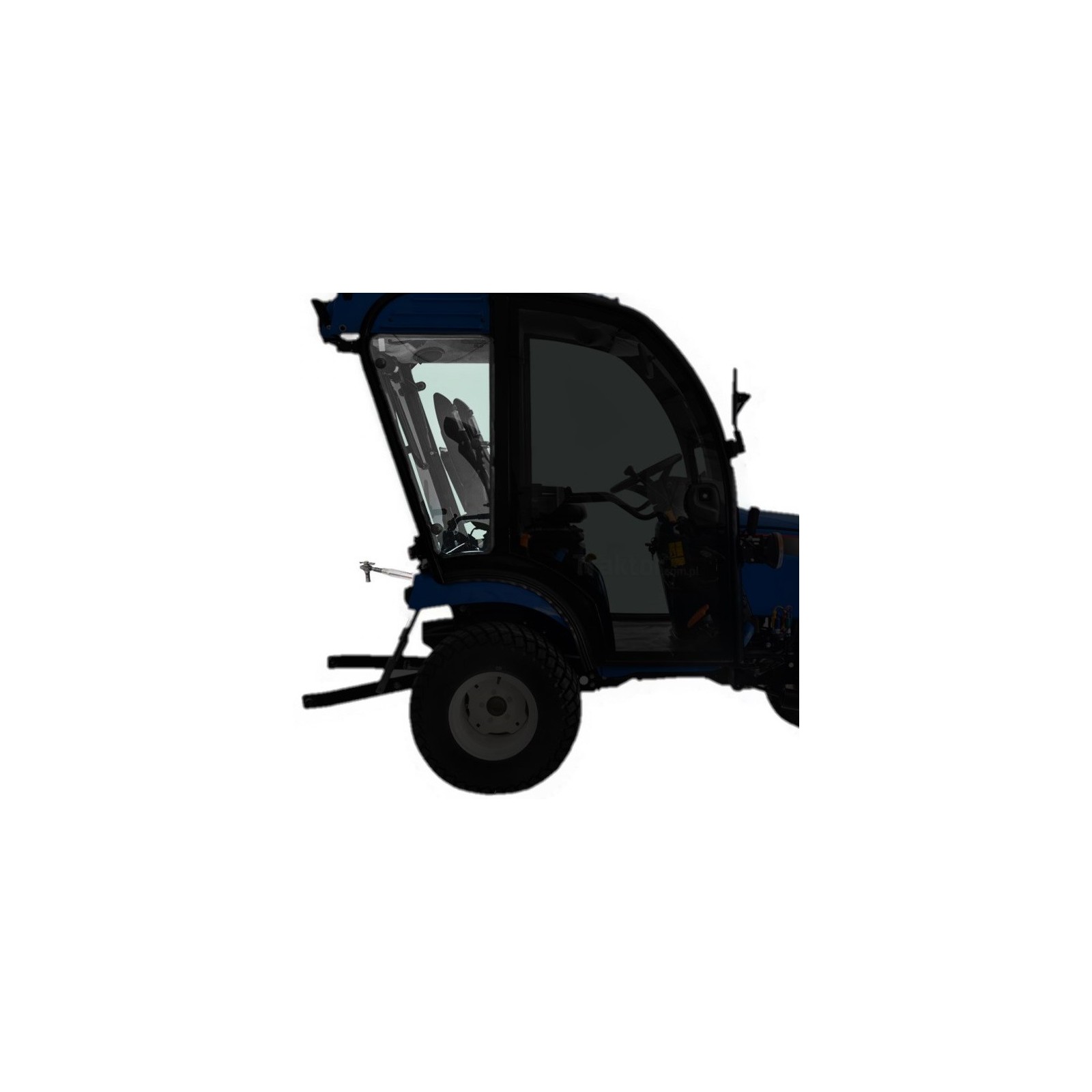 Sklo pravého okna kabíny / Traktor LS / LS MT1.25 / LS MT1.22