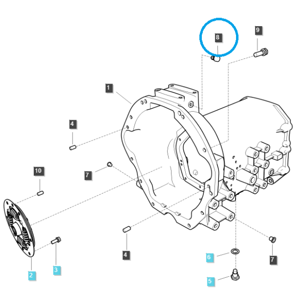 Bouchon de ventilation / TRG250 / Ls Tracteur 40009792