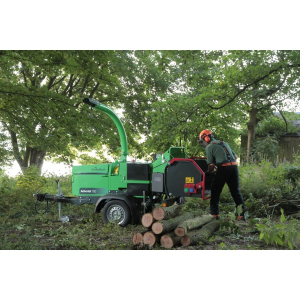Benzínový diskový štiepkovač Arborist 150 GreenMech