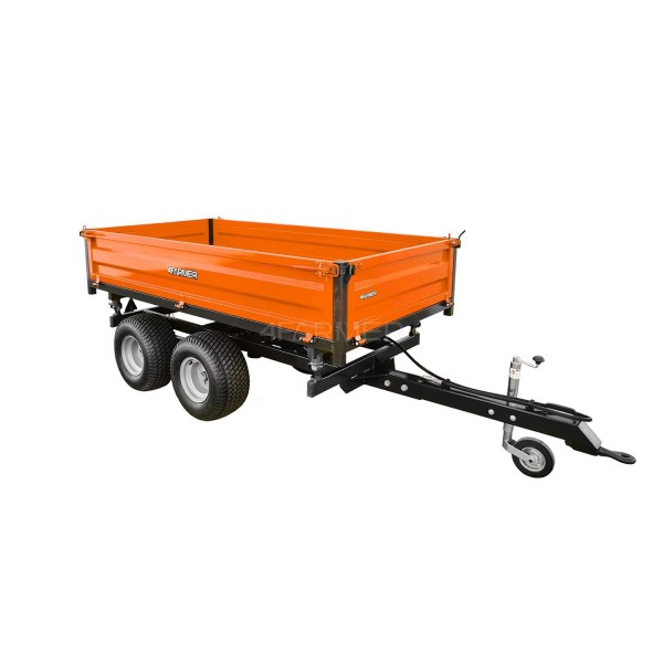 Two-axle agricultural trailer 2.5T with a 4FARMER trailer