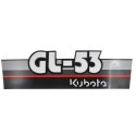 Kubota GL53 stickers