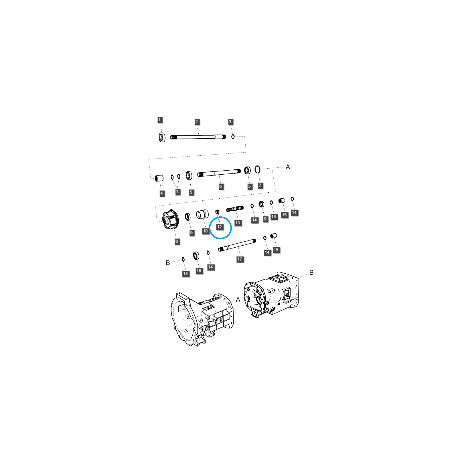 Gummidichtung / TRG000 / A5000391/ LS Traktor / Nr. 40160066