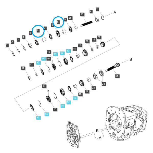 Tulejka dystansowa / TRG281 / LS Tractor 40010066 | Traktor.com.pl