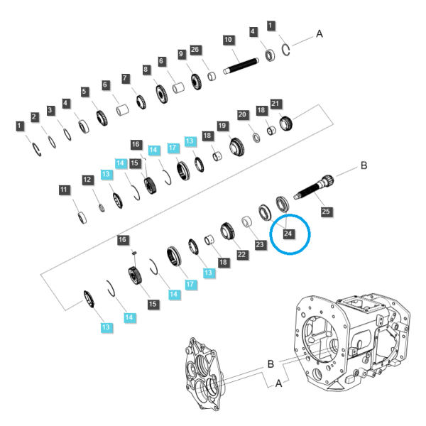 Rodamiento de bolas/A0862082NR/LS Tractor 40012925