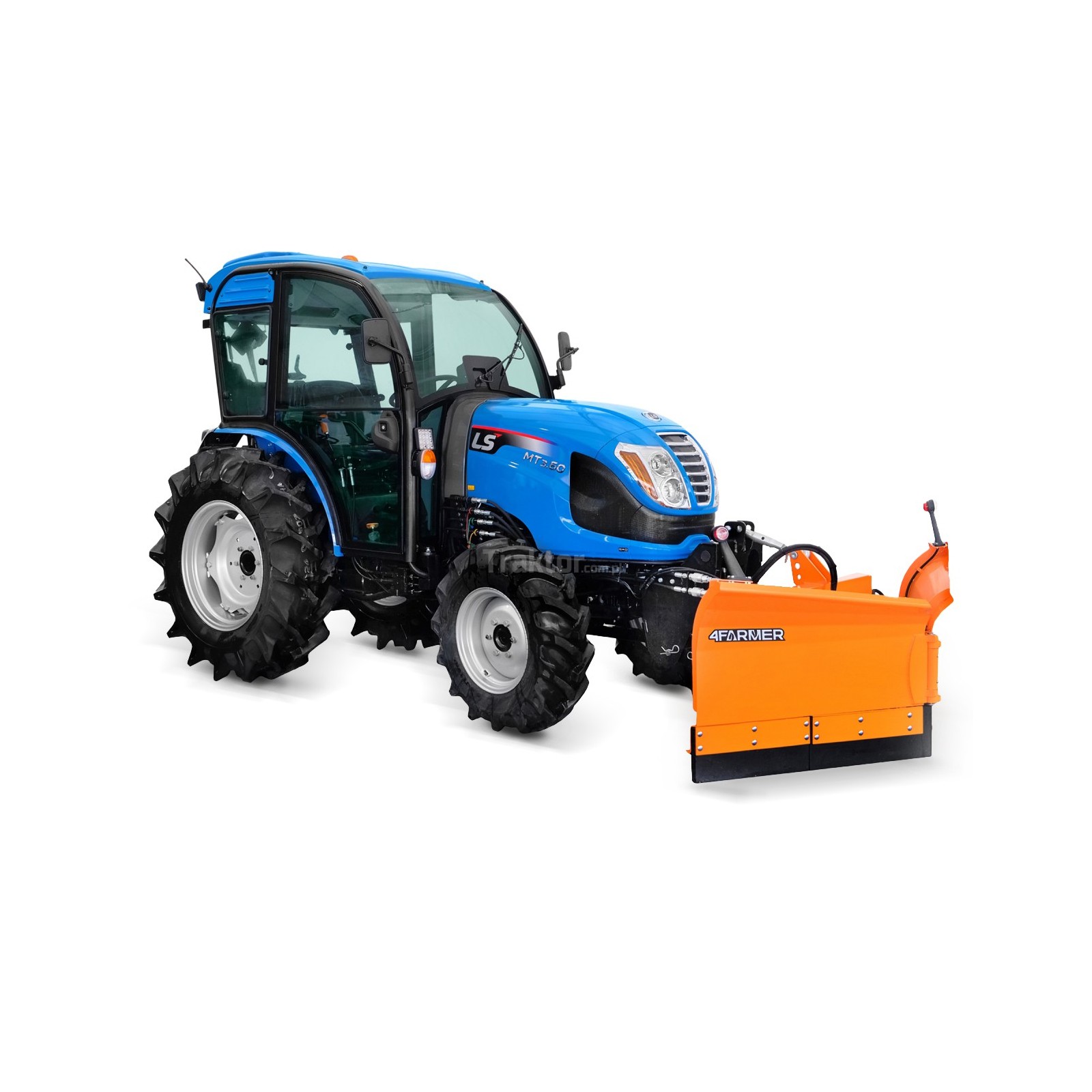 Tracteur LS MT3.60 MEC 4x4 avec cabine et chasse-neige arrow