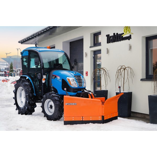 LS Tractor MT3.60 MEC 4x4 with cab and arrow snow plow