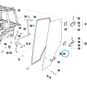 Sklo pravých dverí / TRG862 / LS Traktor / č. 40030762