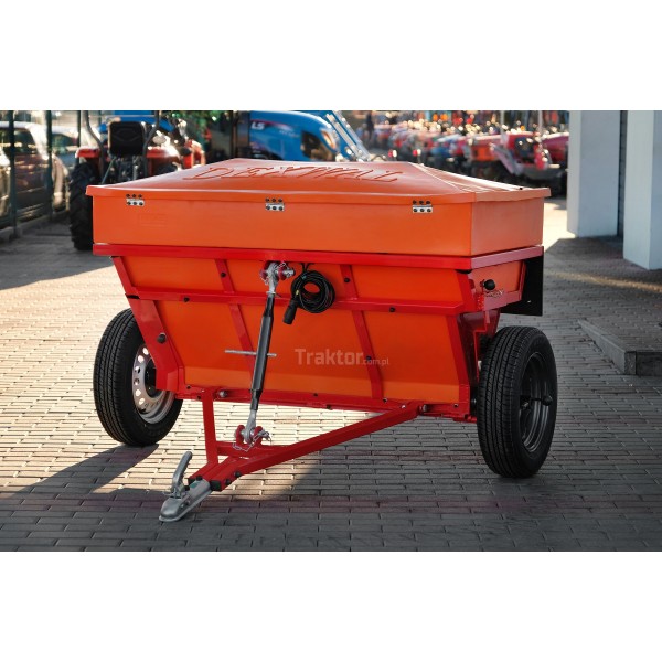 Épandeur de sable à rouleaux, épandeur de sable (attelage à boule) PWC 500 Dexwal