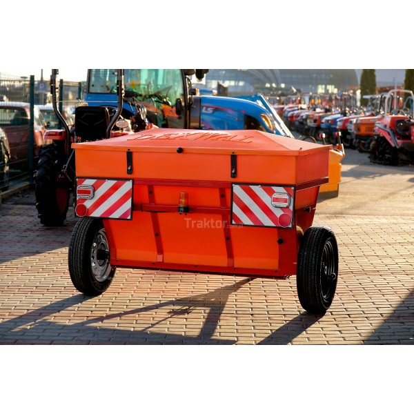 Roller sand spreader, sand spreader (ball hitch) PWC 500 Dexwal