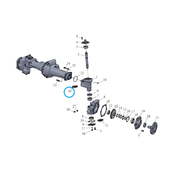 Mitsubishi VST 13T/14T Kegelrad
