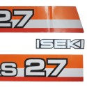 Nálepky na traktor Iseki Geas 27