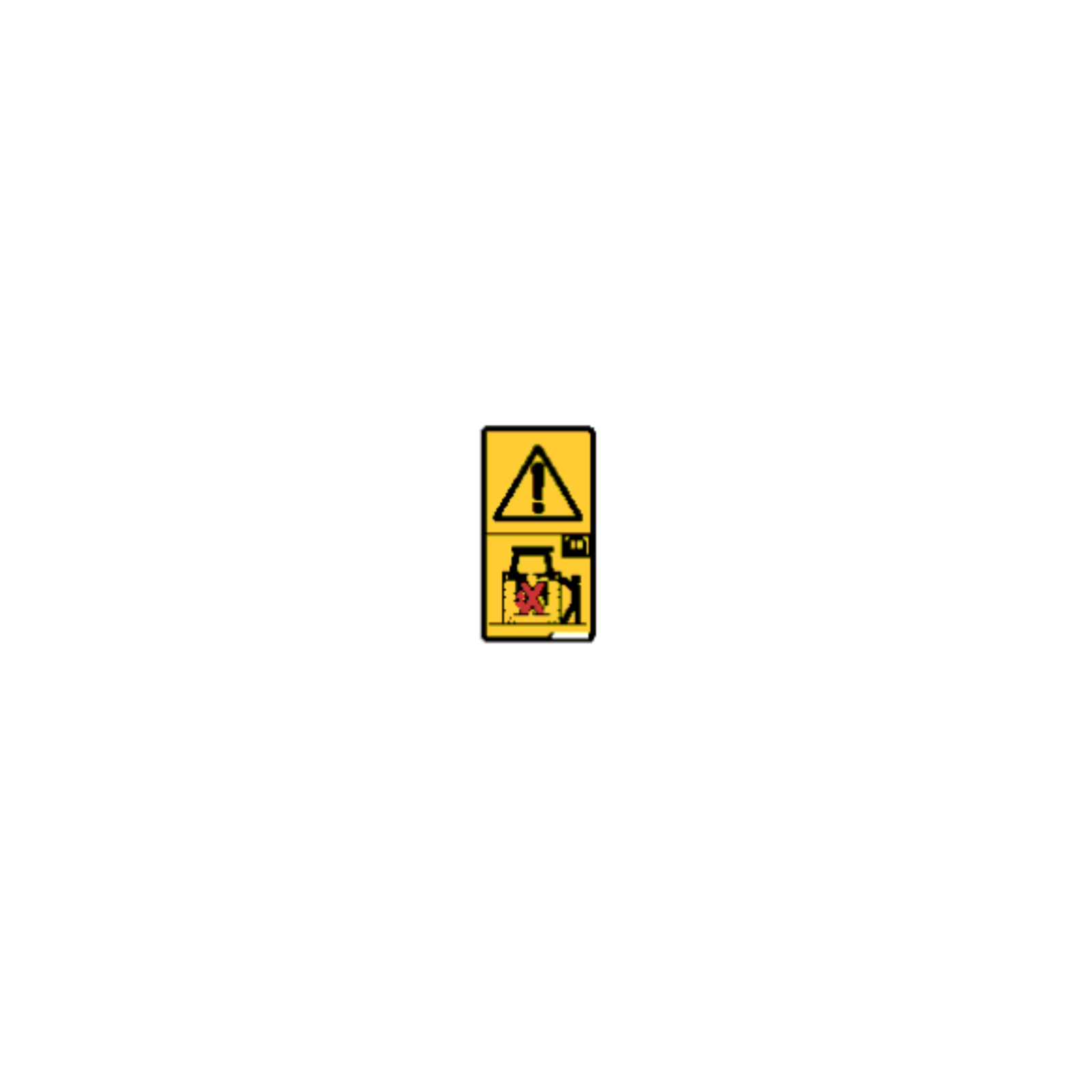 Warning sticker / TRG980 / LS Tractor 40269466