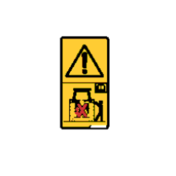 Warning sticker / TRG980 / LS Tractor 40269466