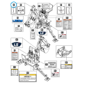 Naklejka ostrzegawcza / LS Tractor 40358873