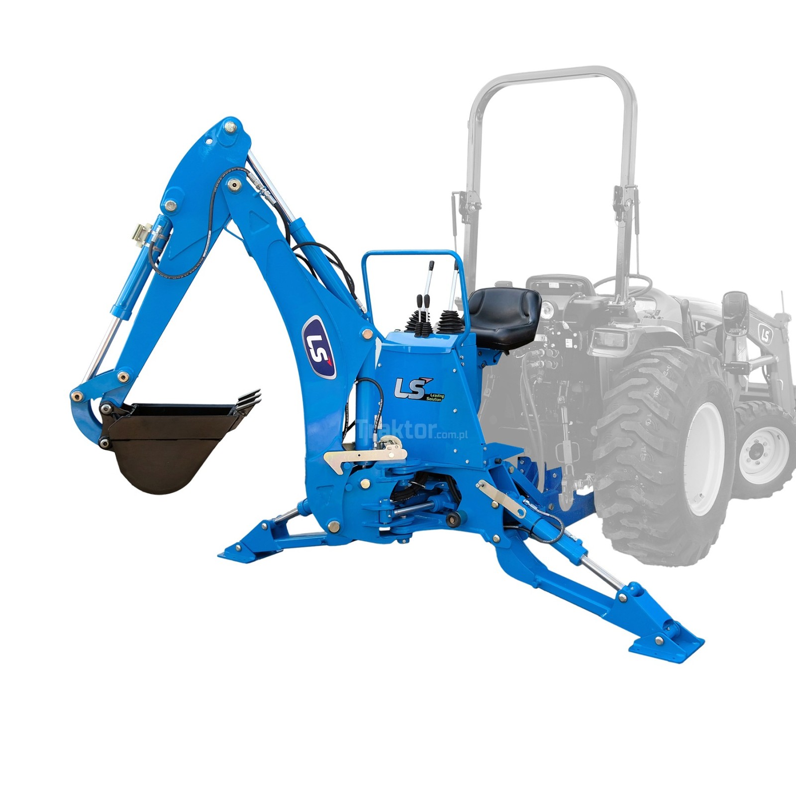 LB2100 tractor excavator for the LS Tractor MT3 tractor