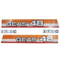 Pegatinas para el tractor Iseki Geas 48