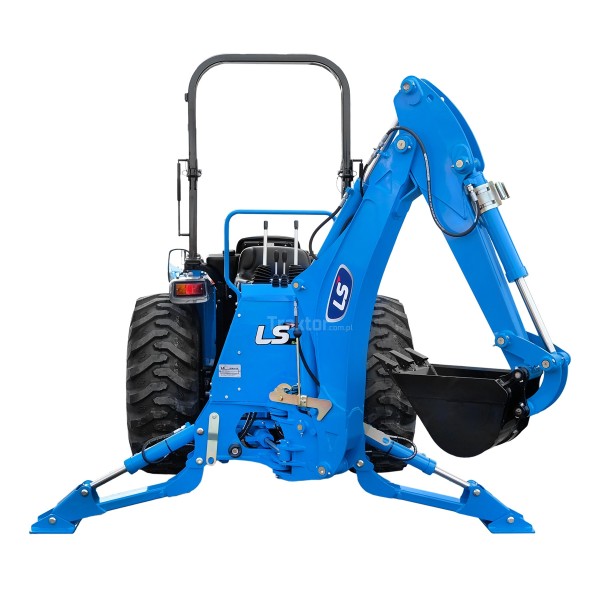 LS Traktor MT3.40 HST s čelným nakladačom a bagrom