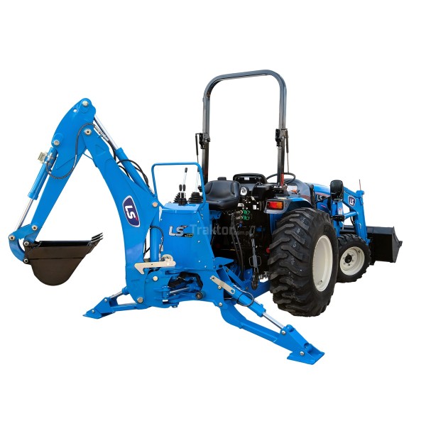 LS Traktor MT3.40 HST s čelným nakladačom a bagrom