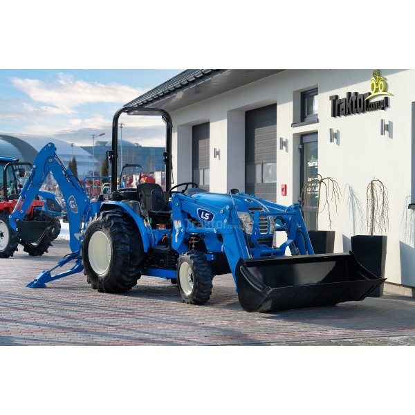 Tracteur LS MT3.40 HST avec chargeur frontal et pelle