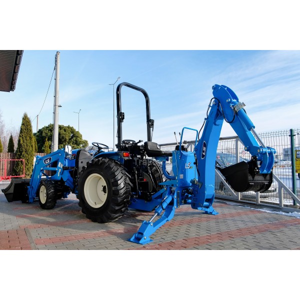 LS Traktor MT3.40 HST s čelným nakladačom a bagrom