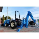 LS Tractor MT3.40 HST with front loader and excavator