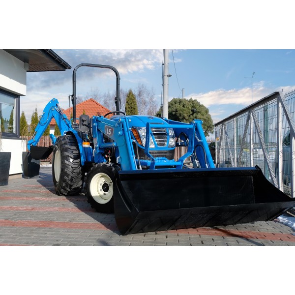 LS Tractor MT3.40 HST with front loader and excavator