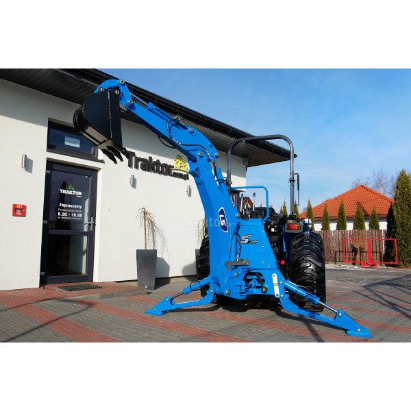 LS Tractor MT3.40 HST with front loader and excavator