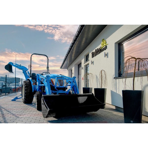 LS Traktor MT3.40 HST s čelným nakladačom a bagrom