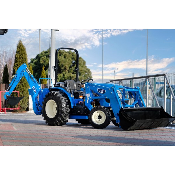 Tracteur LS MT3.40 HST avec chargeur frontal et pelle