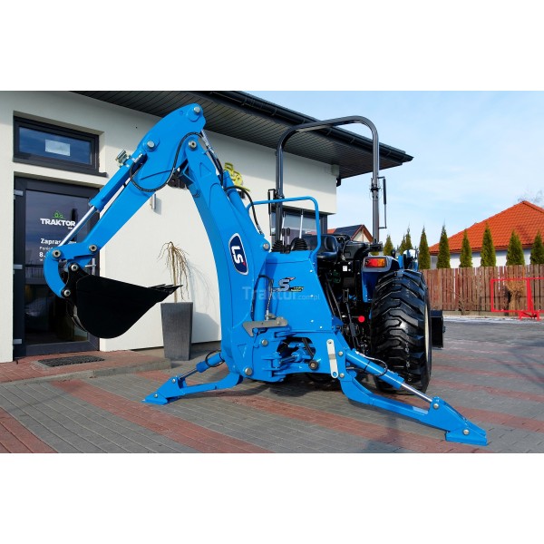 LS Traktor MT3.40 HST s čelným nakladačom a bagrom