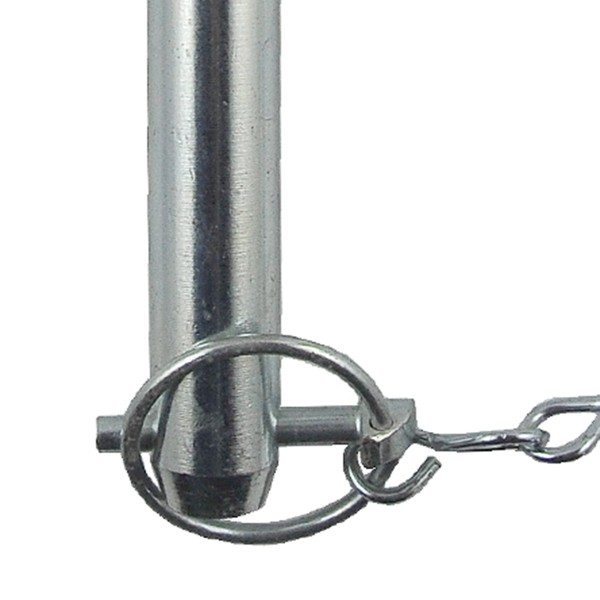 Goupille avec poignée, 22 x 162 mm, Z522175KR, 19x162 mm, Goupille de liaison à trois points