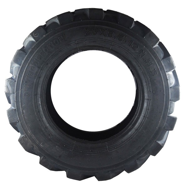 Construction tire, 23 x 8.50-12 NHS, 12PR/R4, flotation tire