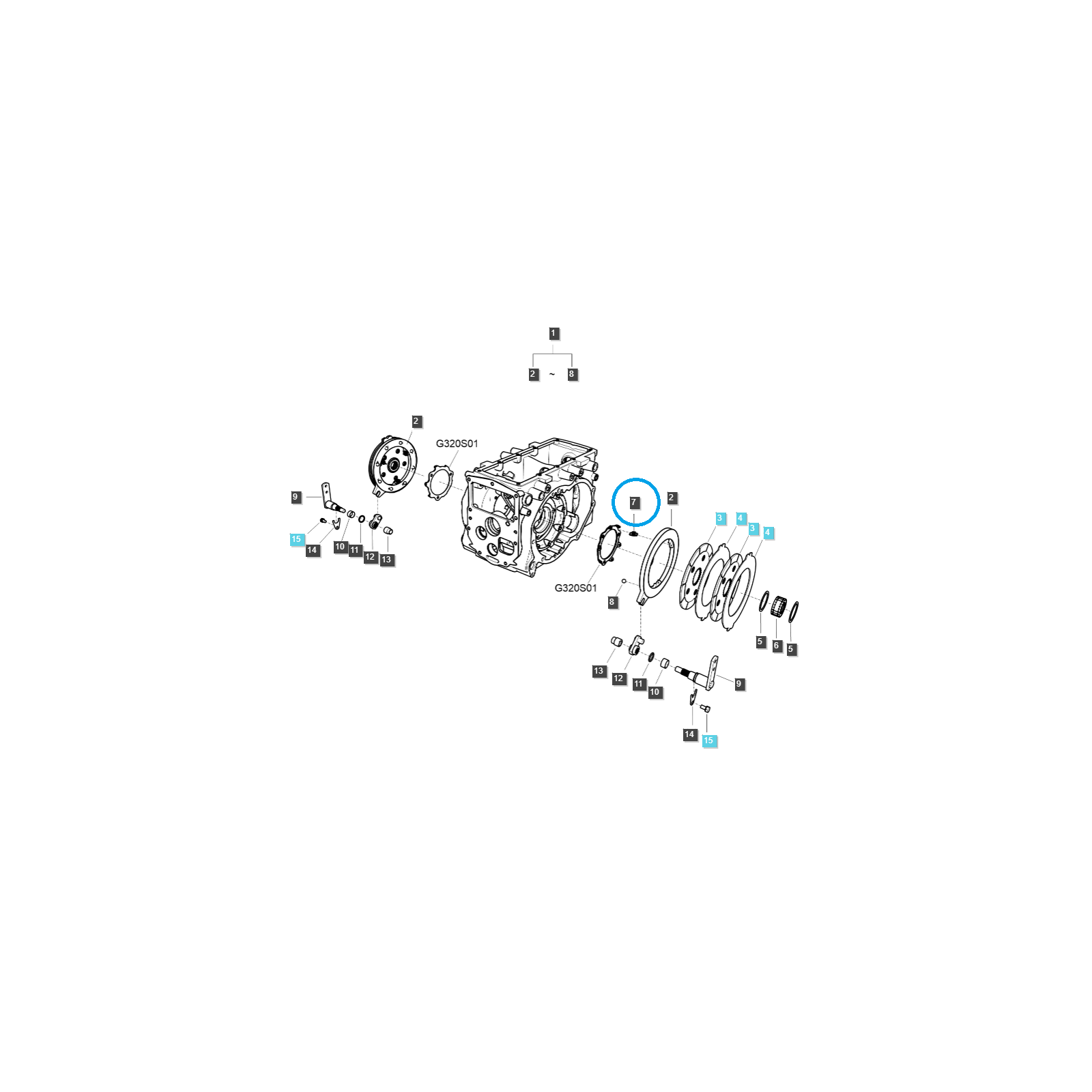 Sprężyna / 14 x 25mm / (3A1653010) / TRG650 / LS Tractor / nr 40011957