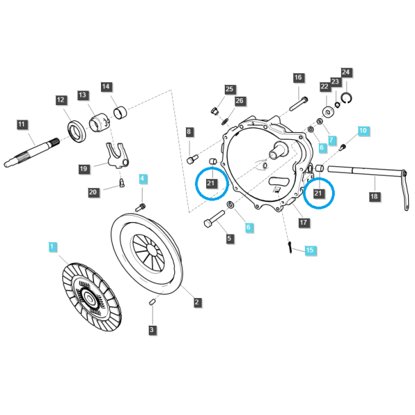 Distanzhülse / TRG000 / LS Traktor / Nr. 40190336