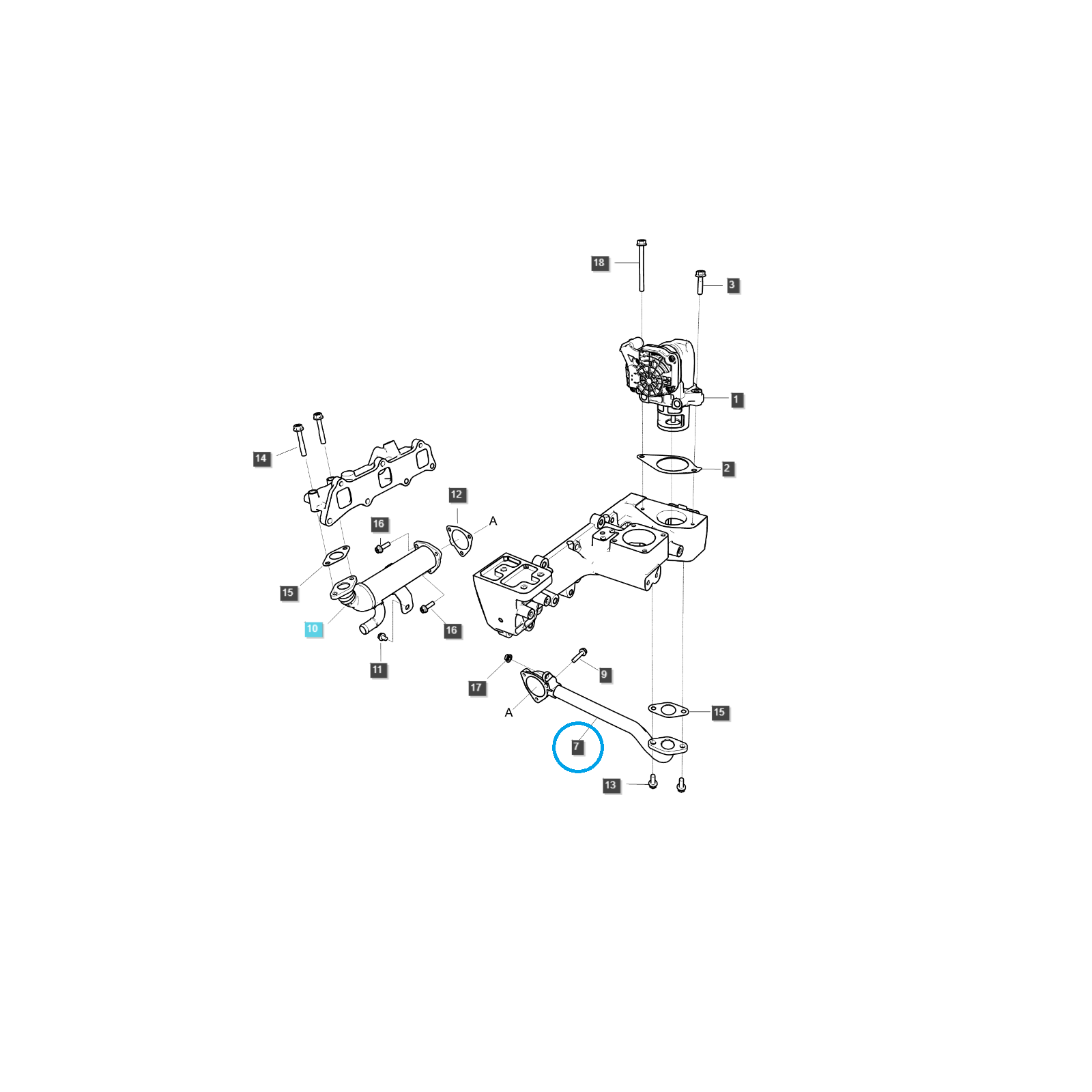 EGR / EGQ200 / Ls Traktorový kabel 40446684