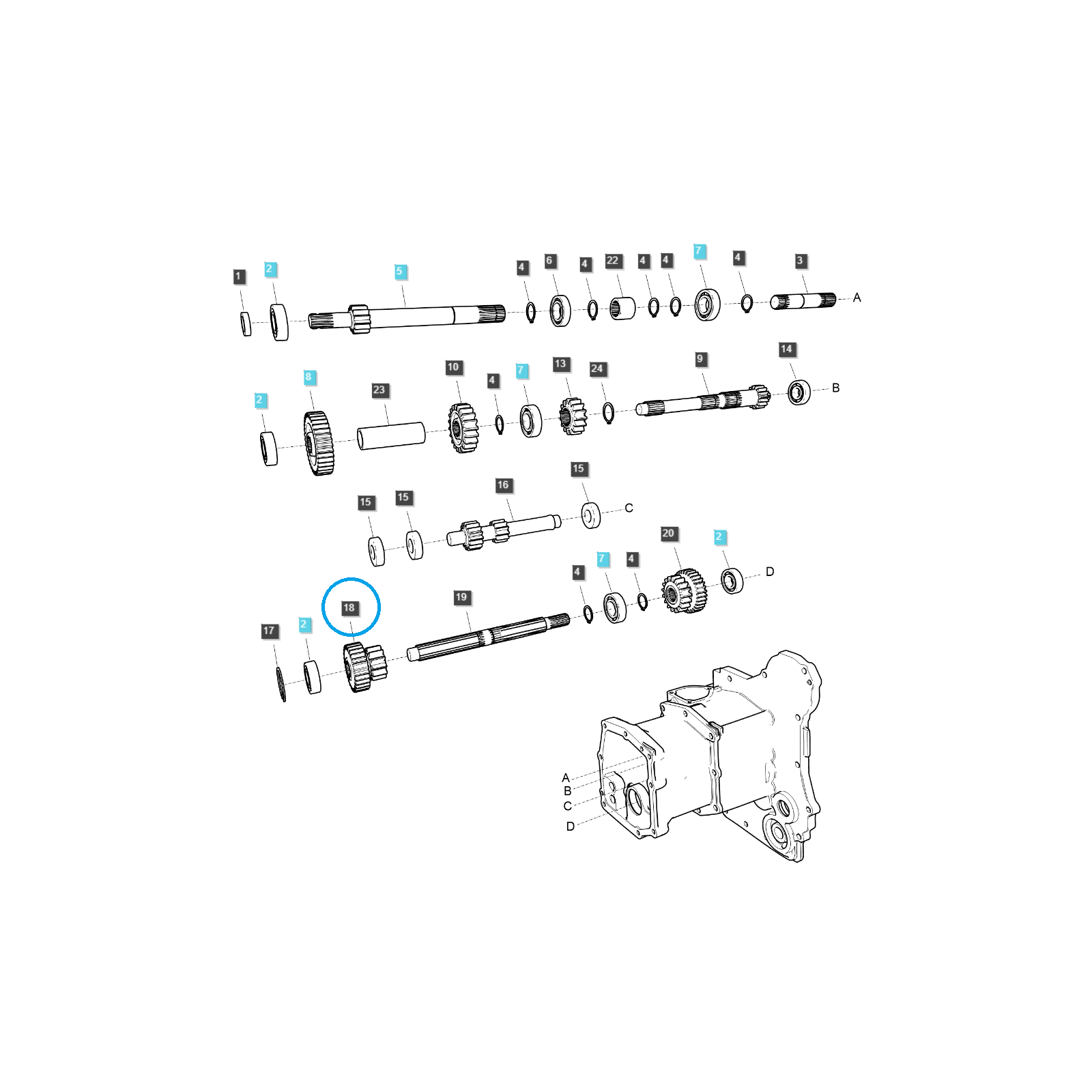 Tryb trzeciego biegu / TRG281 / LS Tractor 40373827 | Traktor.com.pl