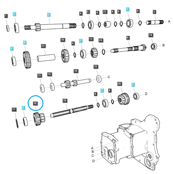 Režim tretieho prevodového stupňa / TRG281 / Ls Traktor 40373827