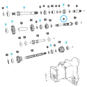 Eje de caja de cambios / TRG281 / Ls Tractor 40374632