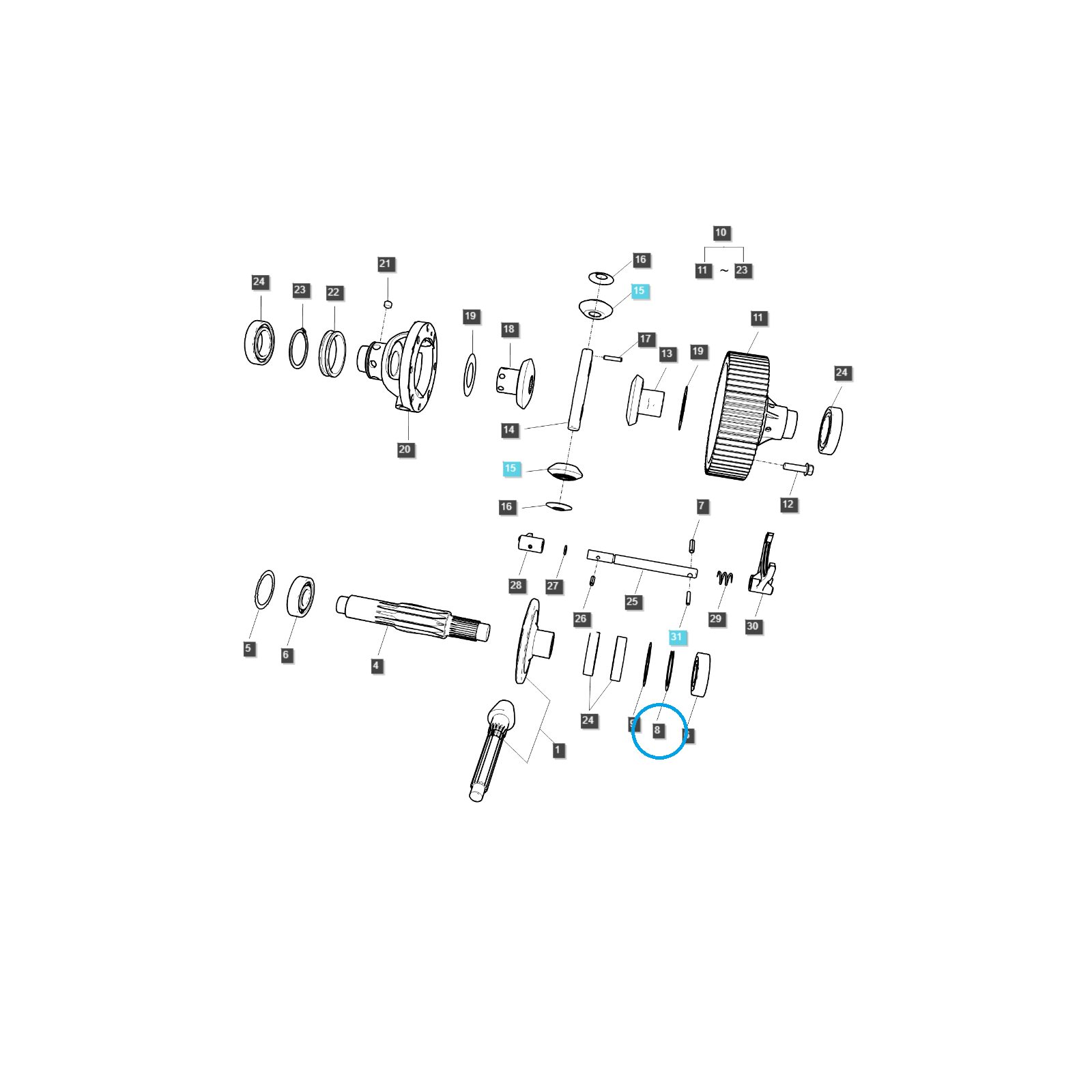 Dištančný / TRG310 / Ls Traktor 40299375