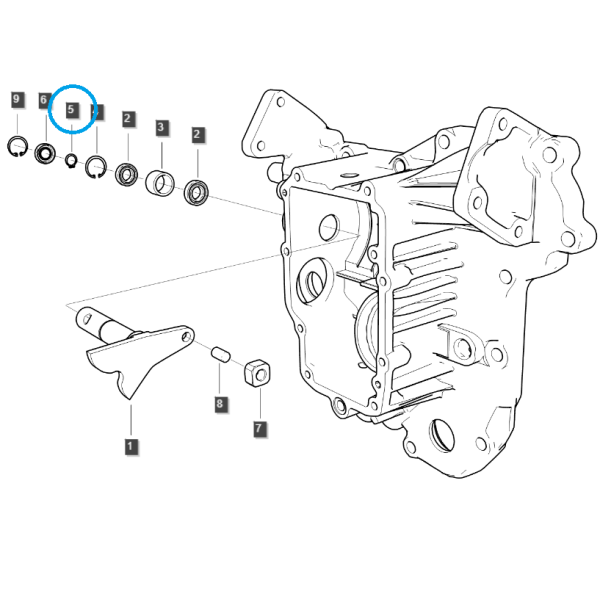 Seger kroužek Ø 15 / S810015001 / Ls Traktor 40198539