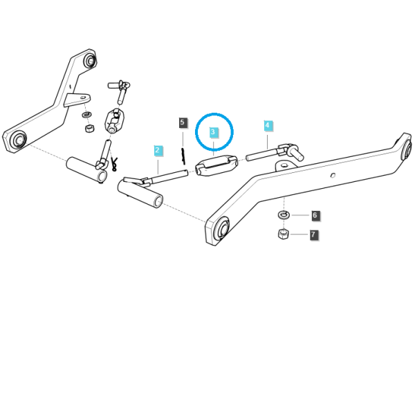 Cuerpo tensor / TRG891 / LS Tractor 40220908