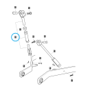 Tringlerie de levage du bras de liaison (RH) / G896 / LS Tracteur 40337137