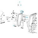 Vitre de porte gauche / TRG862 / Tracteur LS / n° 40430055