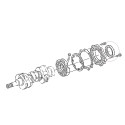 Uszczelniacz wału korbowego, 16271-04460, 72 x 90 mm, 72x90 mm, 90x72, 90 x 72, Kubota D905, Kubota D1005, Kubota D1105,