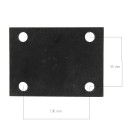 Turnbuckle mount, Kubota, Iseki, Yanmar, turnbuckle bracket